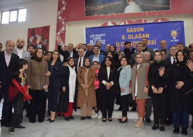 Sason’da AK Parti Kongresi Yapıldı